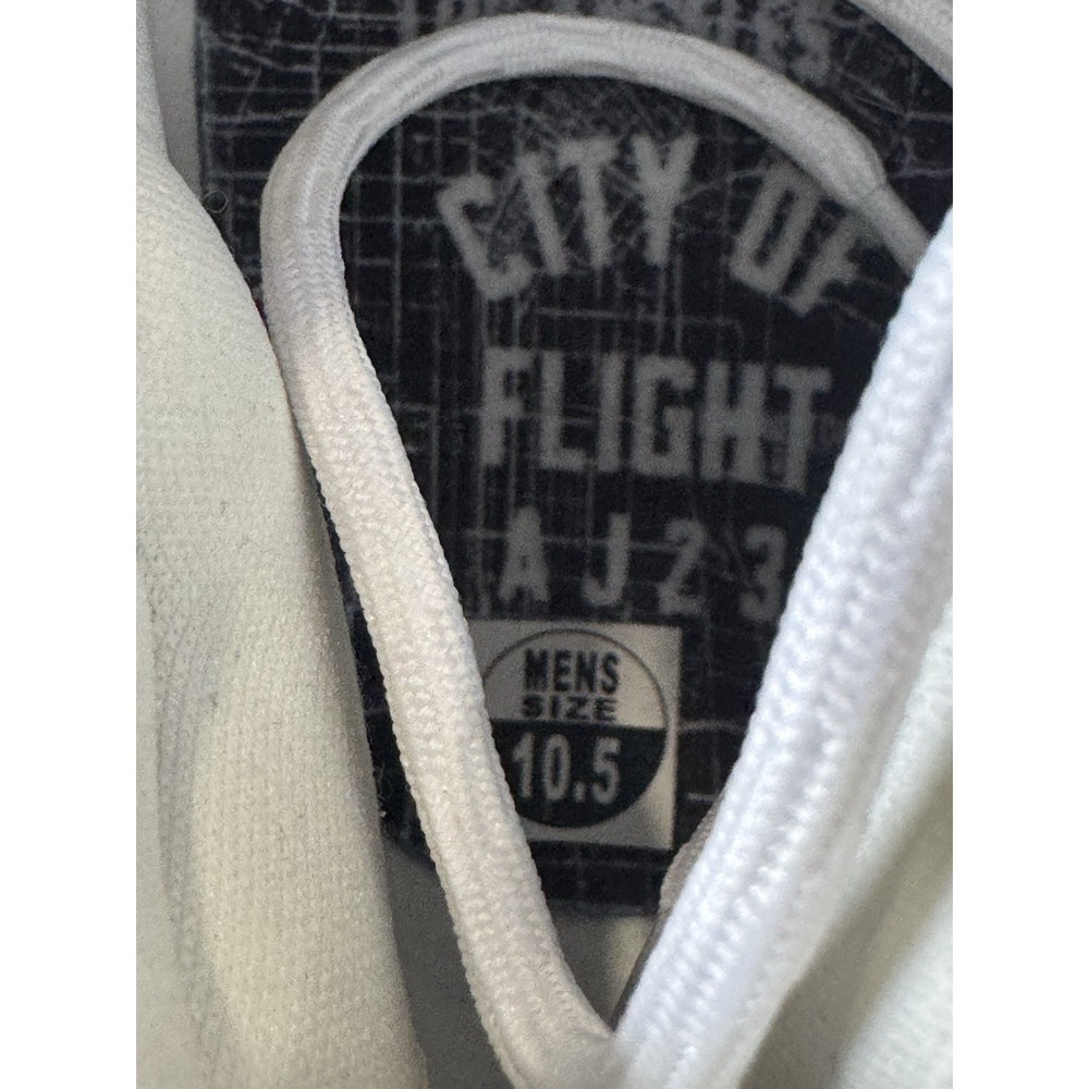 NIKE JORDAN AH6462-100 MEN'S FLIGHT FREE PREMIUM LOW BASKETBALL‎ WHITE SZ 10.5 - Picture 4 of 12